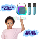 Caixa de Som Karaokê C/ Microfone - Brincadeira em Família