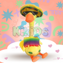 Boneca De Pelúcia Pato Dançante