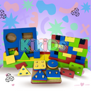 Kit 3 Brinquedos Pedagógicos