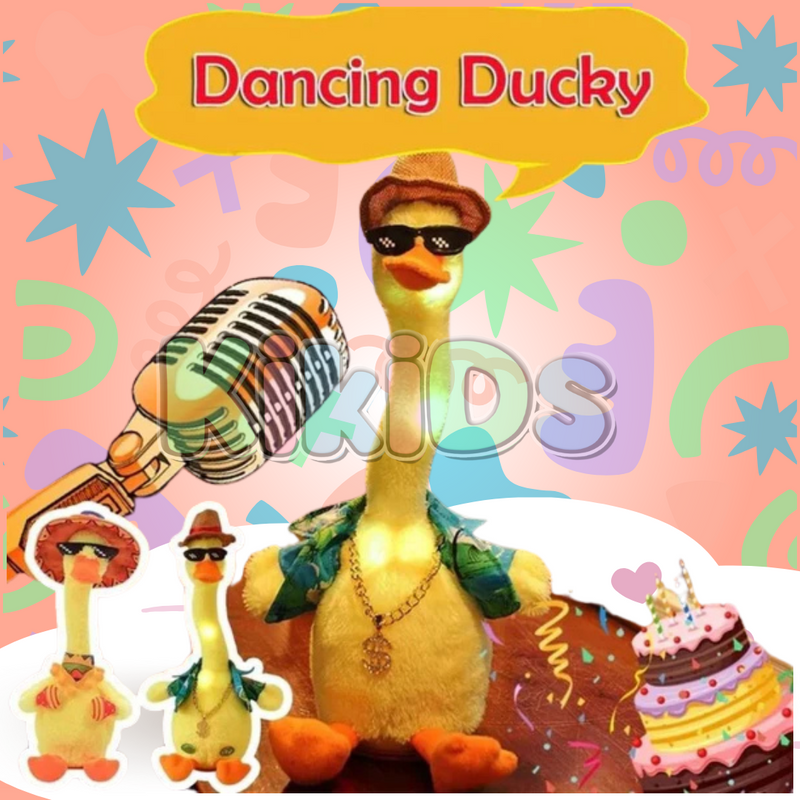 Boneca De Pelúcia Pato Dançante