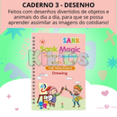 Kit 4 Cadernos Mágicos