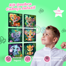 kit 6 Quebra Cabeça Infantil