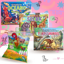 Kit 4 Livro Infantil 3D Interativo Montessori