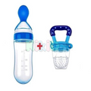 Kit Chupeta Alimentadora e Mamadeira De Alimentação KikiDs