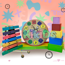 Kit 3 Brinquedos Pedagógicos