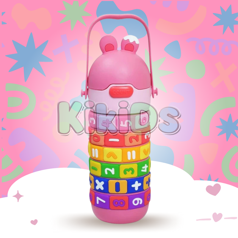 Kit Garrafas Térmica Infantil Educacional
