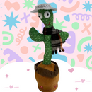 Cacto Dançante e Falante de Pelúcia