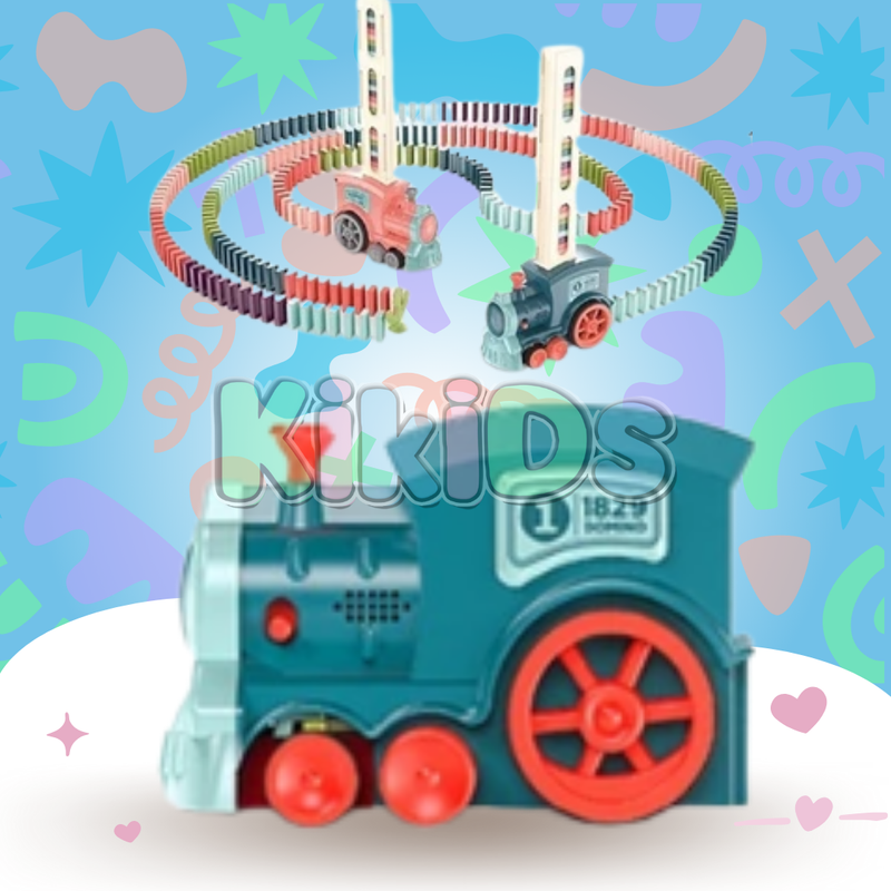 Trem Divertido Empilha Dominó