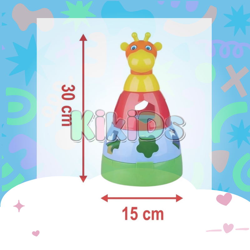 Girafa Didática Para Empilhar