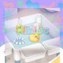 Mesa com Blocos de Construção Educativos