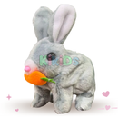 Coelhinho Pelúcia Anda e Pula