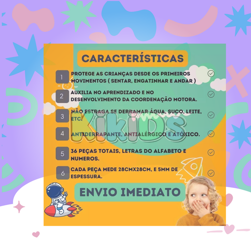 Kit Tapete Alfabeto
