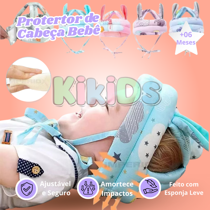 Capacete Protetor De Cabeça Bebê