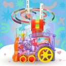 Trem Divertido Empilha Dominó