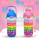 Kit Garrafas Térmica Infantil Educacional