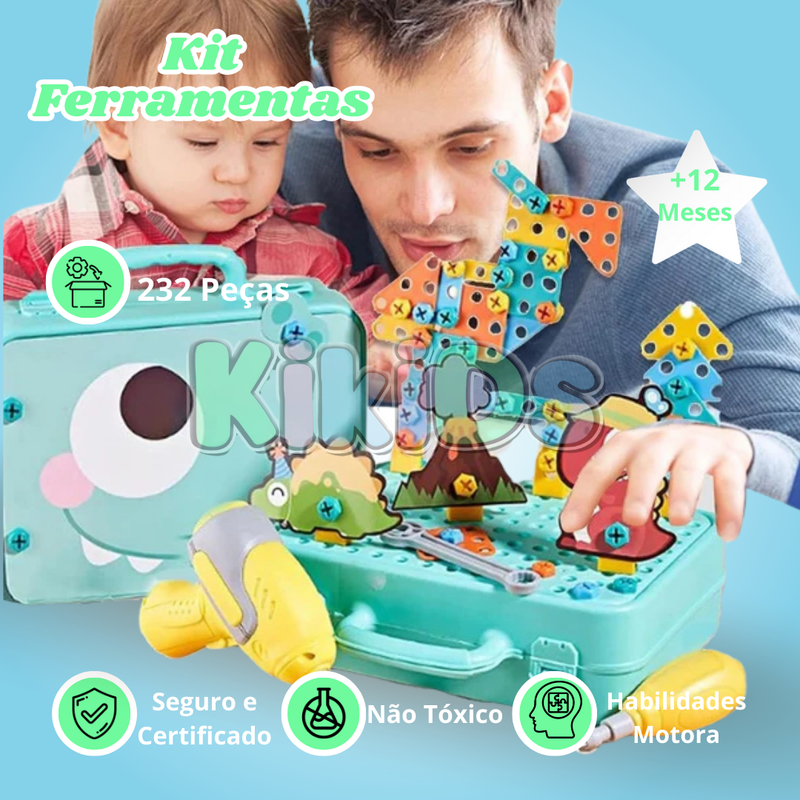 kit de ferramentas de montagem de parafuso infantil