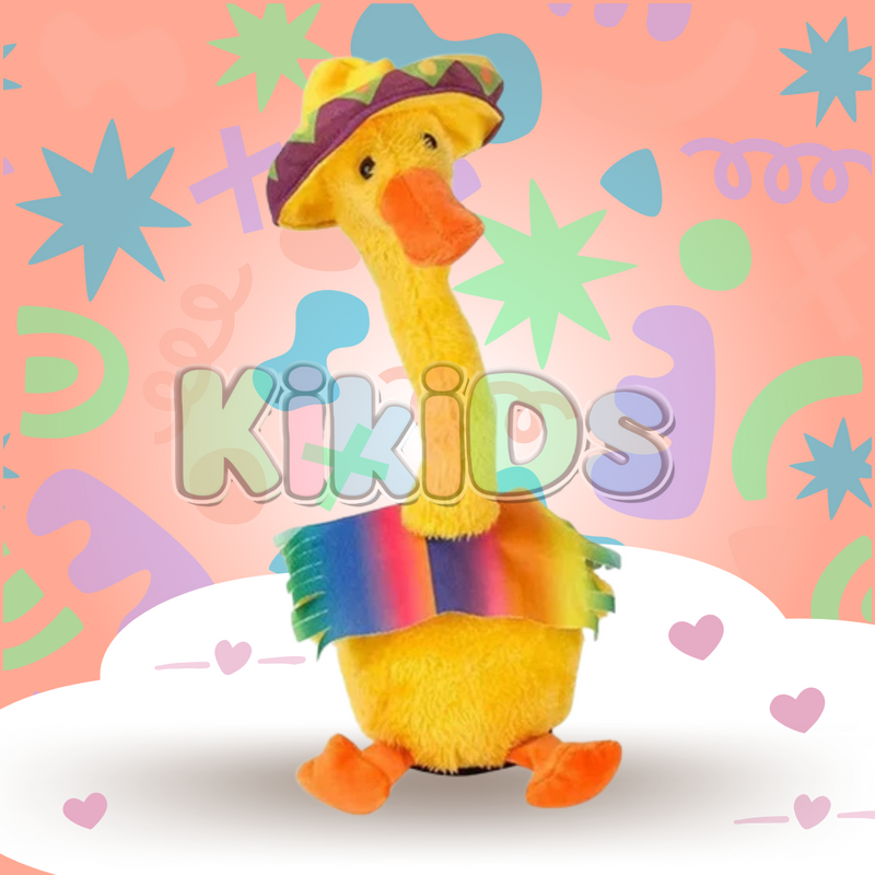 Boneca De Pelúcia Pato Dançante
