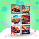 kit 6 Quebra Cabeça Infantil