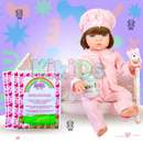 Boneca Bebê Reborn de Silicone Realista