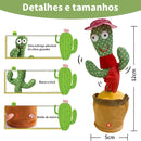 Cacto Dançante e Falante de Pelúcia