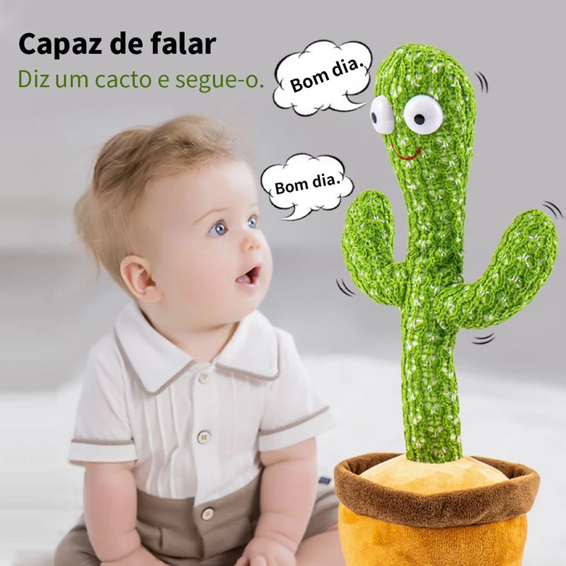 Cacto Dançante e Falante de Pelúcia